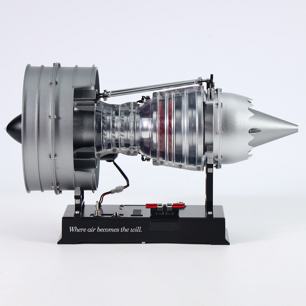 【大】全金属涡扇发动机模型|锂电池|拼装|可定制|送钛合金钥匙扣