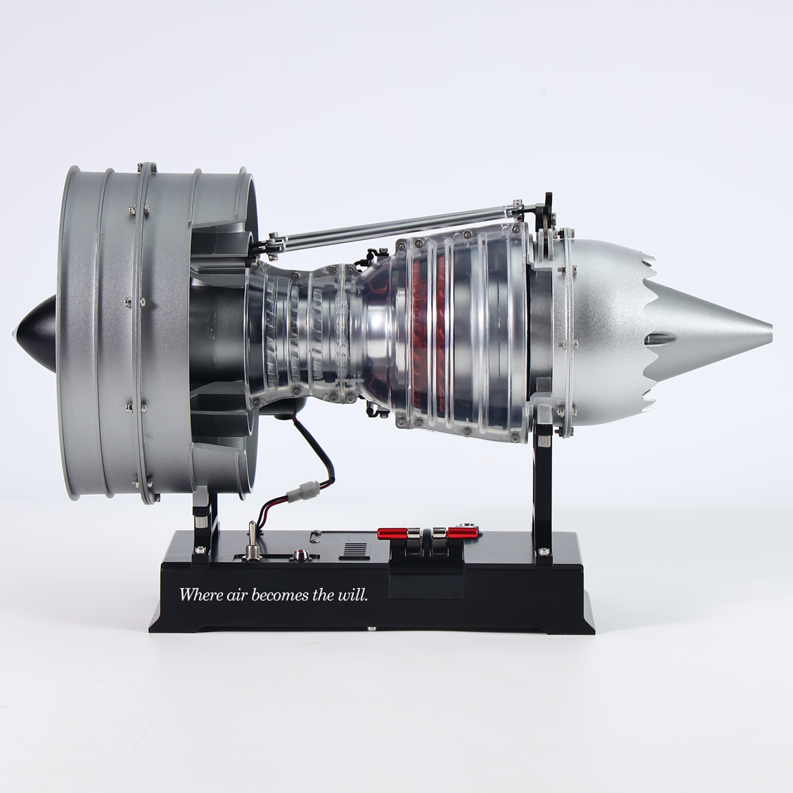 【大】全金属涡扇发动机模型|锂电池|拼装|可定制|送钛合金钥匙扣