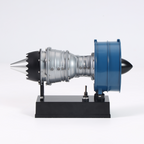 【小】全金属涡扇发动机模型|锂电池|拼装|可定制|送钛合金钥匙扣