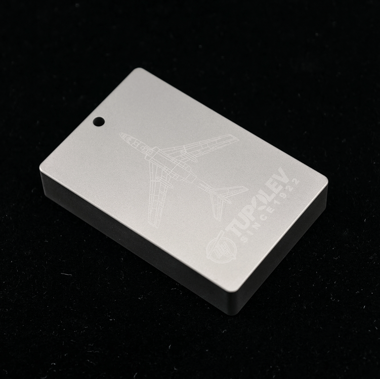 航空主题纯钛立方块|解压手把件|纯钛无事牌|苏霍伊|图波列夫