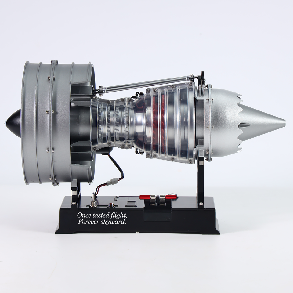 【大】全金属涡扇发动机模型|锂电池|拼装|可定制|送钛合金钥匙扣