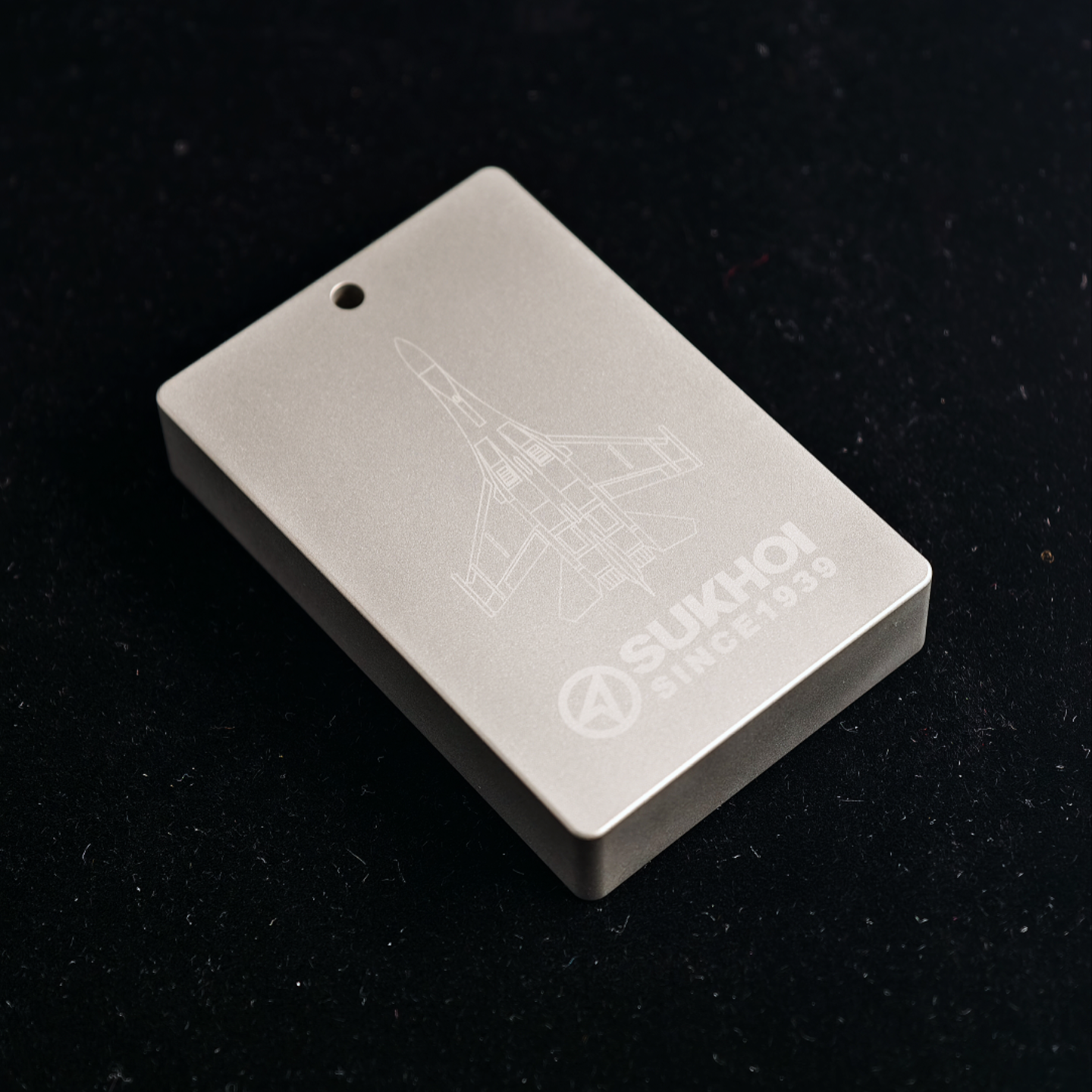 航空主题纯钛立方块|解压手把件|纯钛无事牌|苏霍伊|图波列夫