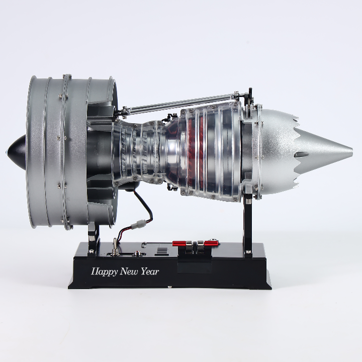 【大】全金属涡扇发动机模型|锂电池|拼装|可定制|送钛合金钥匙扣